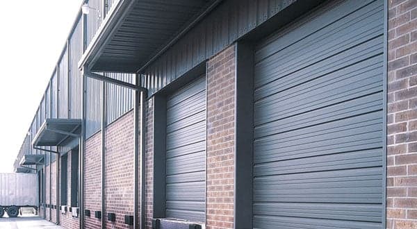 Amarr 2402/2412/2422 series heavy-duty ribbed steel commercial door