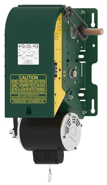 Manaras OPJ / OPH / OHJ operator for commercial garage door installation in Coquitlam