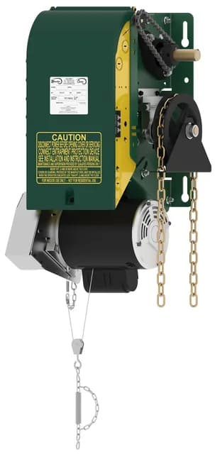 Manaras OSH / OGH operator for commercial garage door installation in Delta