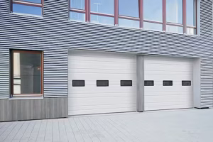 Hörmann 225P economy pan commercial garage door for light industrial and storage applications across Metro Vancouver
