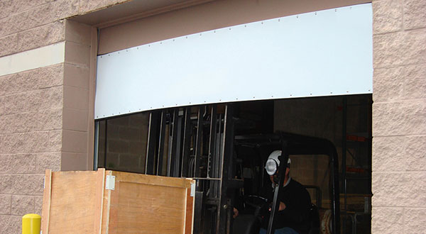 Amarr Superflex impact-resistant flexible section commercial door