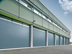 Hörmann ProMatic commercial garage door operator installed in Vancouver warehouse