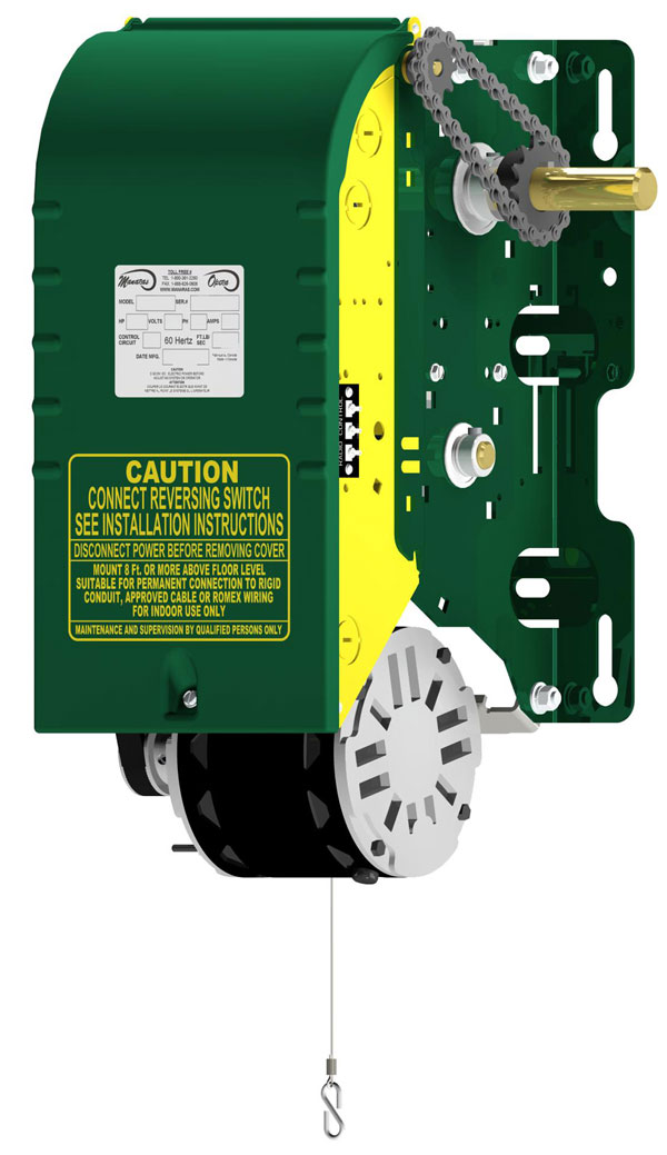 Manaras Opera OMJ medium duty jackshaft operator